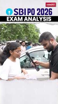 SBI PO EXAM ANALYSIS LIVE FROM CENTRE #sbipo #shortsfeed#examanalysis #sbi