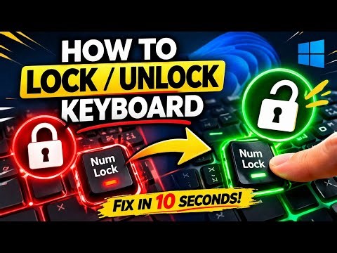 Keyboard Locked? 🔒 EASY Fix Within Seconds! ⚡ (Windows 10/11)