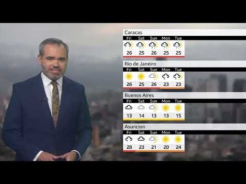BBC Weather today in SOUTH and CENTRAL AMERICA - July 10th, 2026