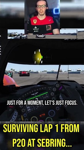 Can I Survive Lap 1 at Sebring? 😅 #simracing #lemansultimate