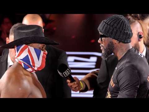 Deontay Wilder vs. Derek Chisora • FULL WEIGH IN & FACE OFF | DAZN Boxing