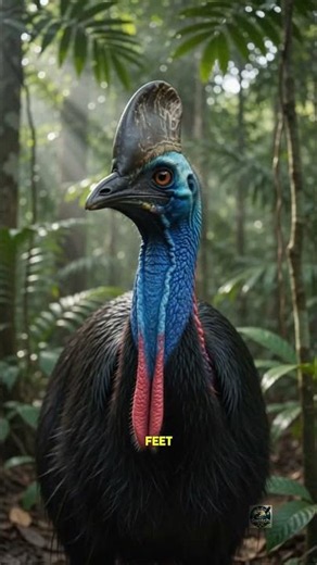 This Bird Runs 30mph and Has Razor Claws #dangerous #birds #wildlife