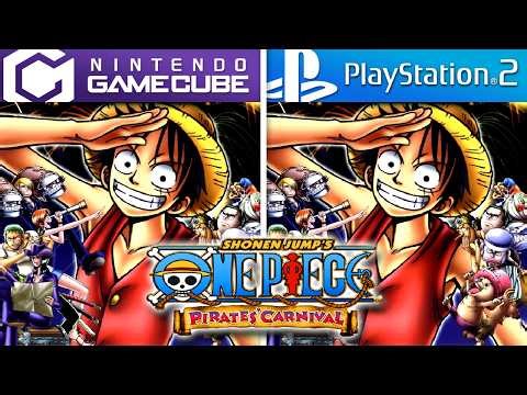 One Piece Pirates' Carnival (2005) GameCube vs PlayStation 2 | Full Graphics Comparison