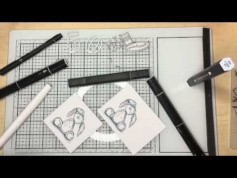 Eclipse card tutorial with Cottontail