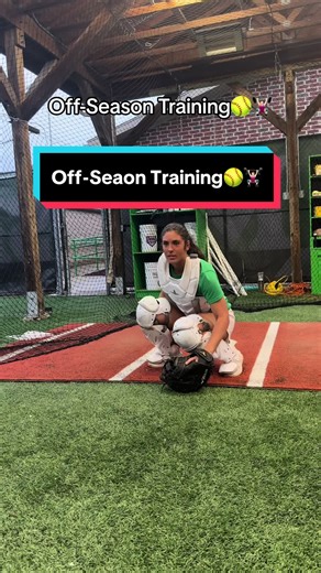 Softball Off-Season Catching Fundamentals & Tempo Runs Training