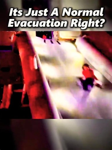 Its Just An Evacuation 😭💔 #plane