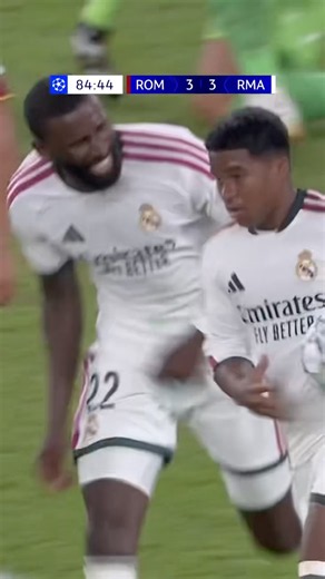 Real Madrid’s comeback against Roma 😮‍💨