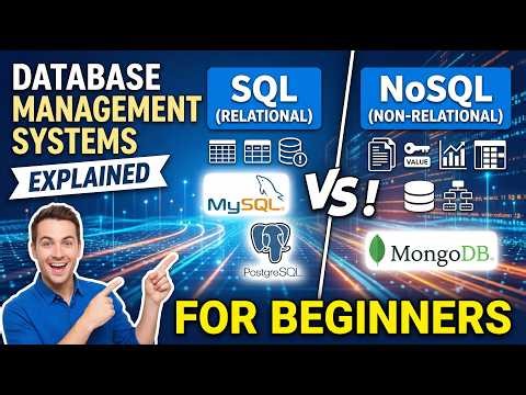 Database Management Systems Explained SQL vs NoSQL, MySQL & PostgreSQL for Beginners