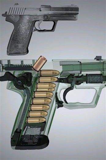 HK USC Pistol Firing Range 50 Meter Box Magazine 15 Rounds In Service 1993 Present Like Subscribe