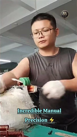 How Industrial Induction Coils are Made 🛠️ #engineering #factory #shortvideo