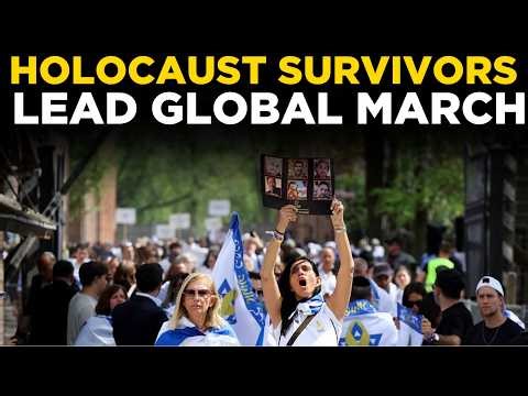 MARCH OF THE LIVING LIVE | World Remembers Victims of the Holocaust from Auschwitz | WORLD NEWS LIVE