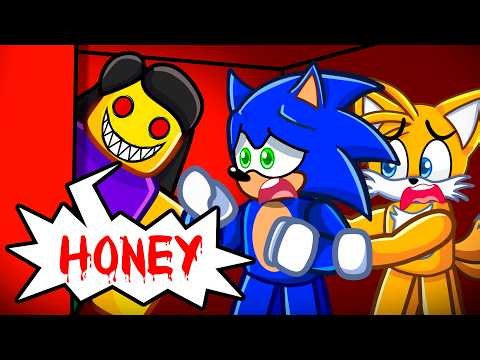 Sonic Plays Roblox DONT LET HER IN With MY FRIENDS...