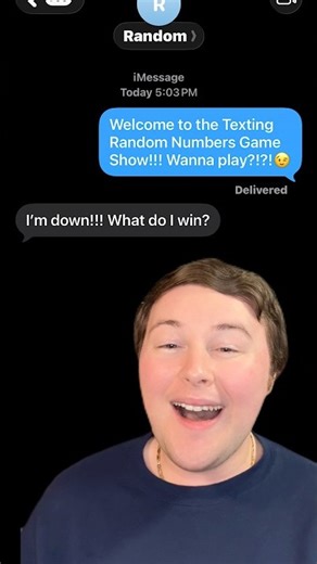 GAME SHOW!!!💵💵 *Texting Random Numbers!* #shorts