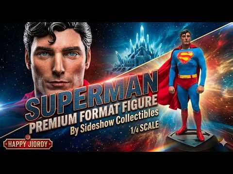 Superman 1978 Christopher Reeve 1/4 Scale Premium Format Figure | Sideshow Collectibles Showcase🦸‍♂️