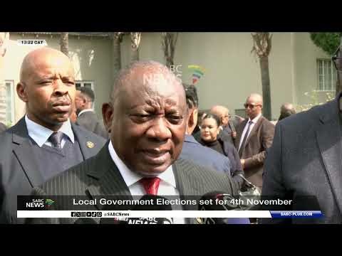 Local Government Elections set for 4th November 2026