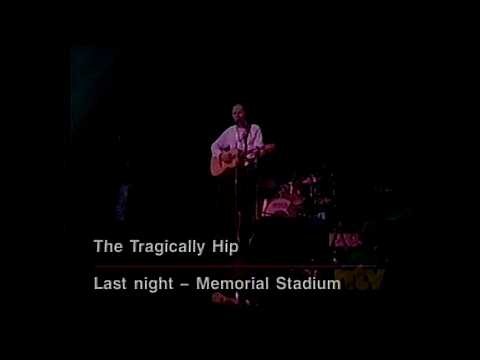 NTV Evening Newshour - The Tragically Hip at Memorial Stadium (Dec. 1996)
