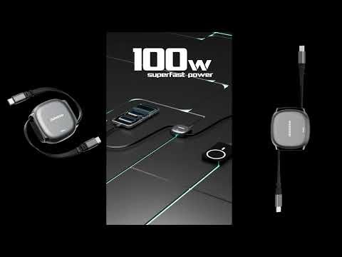 Dubstep's Blaze Fusion Rewind 100W Charging Cable | Power Accessories | Super Charge Your Devices