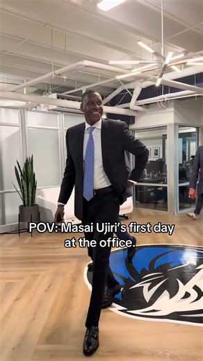 Welcoming our Team President, Masai Ujiri 🙌 #dallasmavericks #nba #basketball