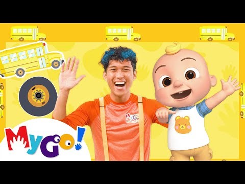 Wheels on the Bus feat. Cocomelon 🚌 | MyGo! | Learn ASL & Baby Sign Language for Kids