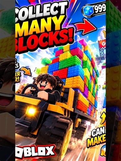 I COLLECTED SO MANY BLOCKS! 😱🧱 | Roblox Копировать название