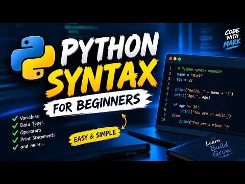 Python Syntax for Beginners