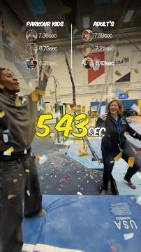 Kids vs Adults Parkour Obstacle ￼C￼ourse 😳