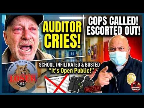 First Amendment Auditors Sneak Into School… Then Cry When Police Kick Them Out