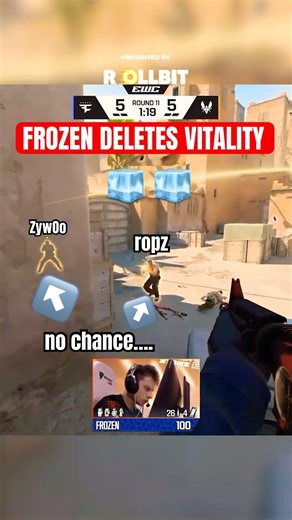 Frozen INSANE 4k 🔥#cs2 #ewc
