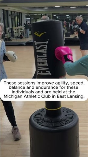 UM Health-Sparrow Holds Parkinson's-specific Boxing Class