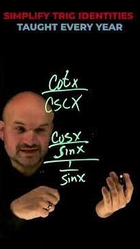 Simplify Trig Identities Taught Every Year