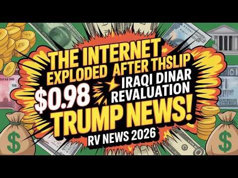 The Internet Exploded After This Clip $0.98 Iraqi Dinar Revaluation Trump News! 🏦💰 RV News 2026