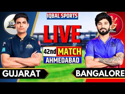 LIVE: RCB vs GT, IPL 2026 Match 42 I Bangalore vs Gujarat I Live Cricket Match Today I lqbal Sports