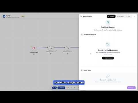 MySQL Automation Tutorial | Manage Database with Workflows (No-Code)