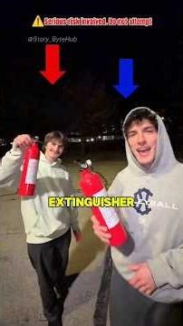 Fire vs Extinguisher Gone Wrong😳🔥