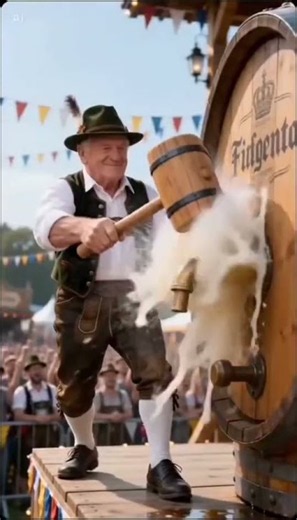 Bavarian Beer Festival Keg Tapping FAIL 🍻 | Boni & Fijonella Cat Prank