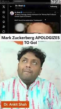 Meta Admits Algorithm Tweaks? Government Demands Data & Oversight | Dr. Ankit Shah