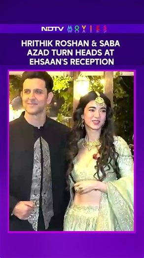 Hrithik Roshan & Saba Azad Turn Heads At Ehsaan Roshan's Reception