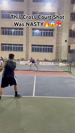 This Cross Court Shot Was NASTY🔥🏓#shorts #shortvideo #viral #shortsfeed #ytshorts #short😱😳