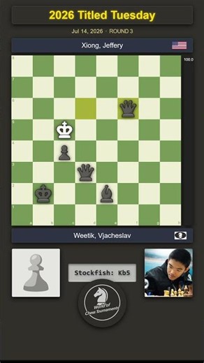 Black devours the board like a predator! 🐺♟️ (2026 Titled Tuesday R3 Brutal Finish!)