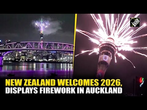 New Zealanders welcome 2026 new year with fireworks display in Auckland