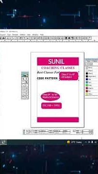 Coaching Pamphlet Design in Adobe PageMaker 7.0 #computerclasses #design #adobe #pagemaker