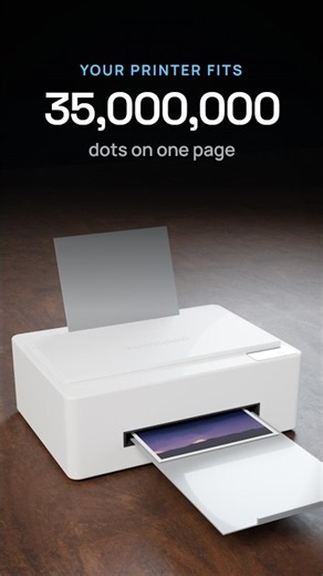 How Your Printer Fits 35 Million Dots on One Page