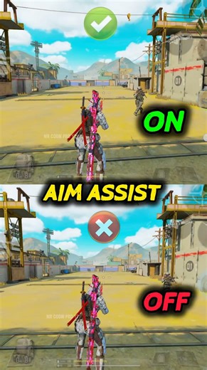 ✅ Try This AIM ASSIST settings in CODM BR 🔥💯 Codmobile Tips and Tricks #shorts #codmbr #codmiphone