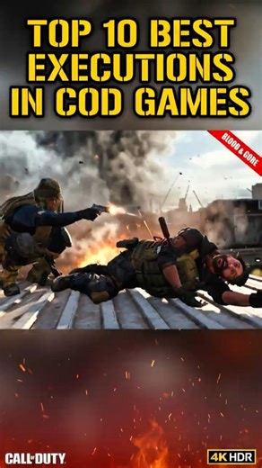 🔥 TOP 10 MOST BRUTAL EXECUTIONS IN COD HISTORY (4K HDR)#CallOfDuty #COD #CODM #Warzone #Gaming #FPS