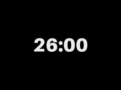 26 Minutes [26:00] Countdown Timer – Simple & Silent