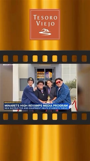 Tesoro Viejo on Instagram: "Big dreams start close to home. 🌟 Minarets High School’s Media program gives students hands-on experience in filmmaking, storytelling and production. Their short film Reverie earned six awards, including Best Picture, showcasing the impact of real-world, project based learning."