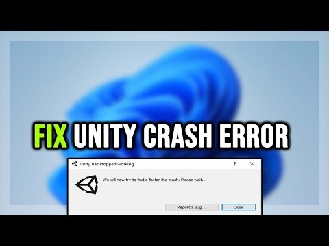 How to FIX GAME Unity Error / Unity Crashing on Startup