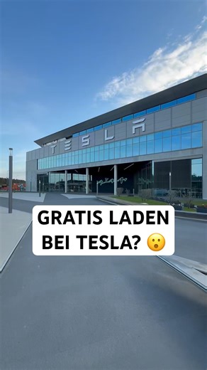 Kostenlos laden bei Tesla — auch ohne Tesla? #shorts #tesla #elektroauto