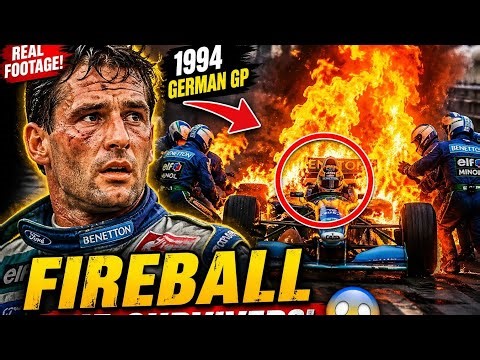 “F1 Fireball Horror 😱 Jos Verstappen’s INSANE Crash!”