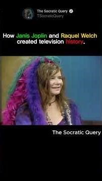 Janis Joplin vs Raquel Welch 👀 Who Dominated the Screen? #legends #60s #television